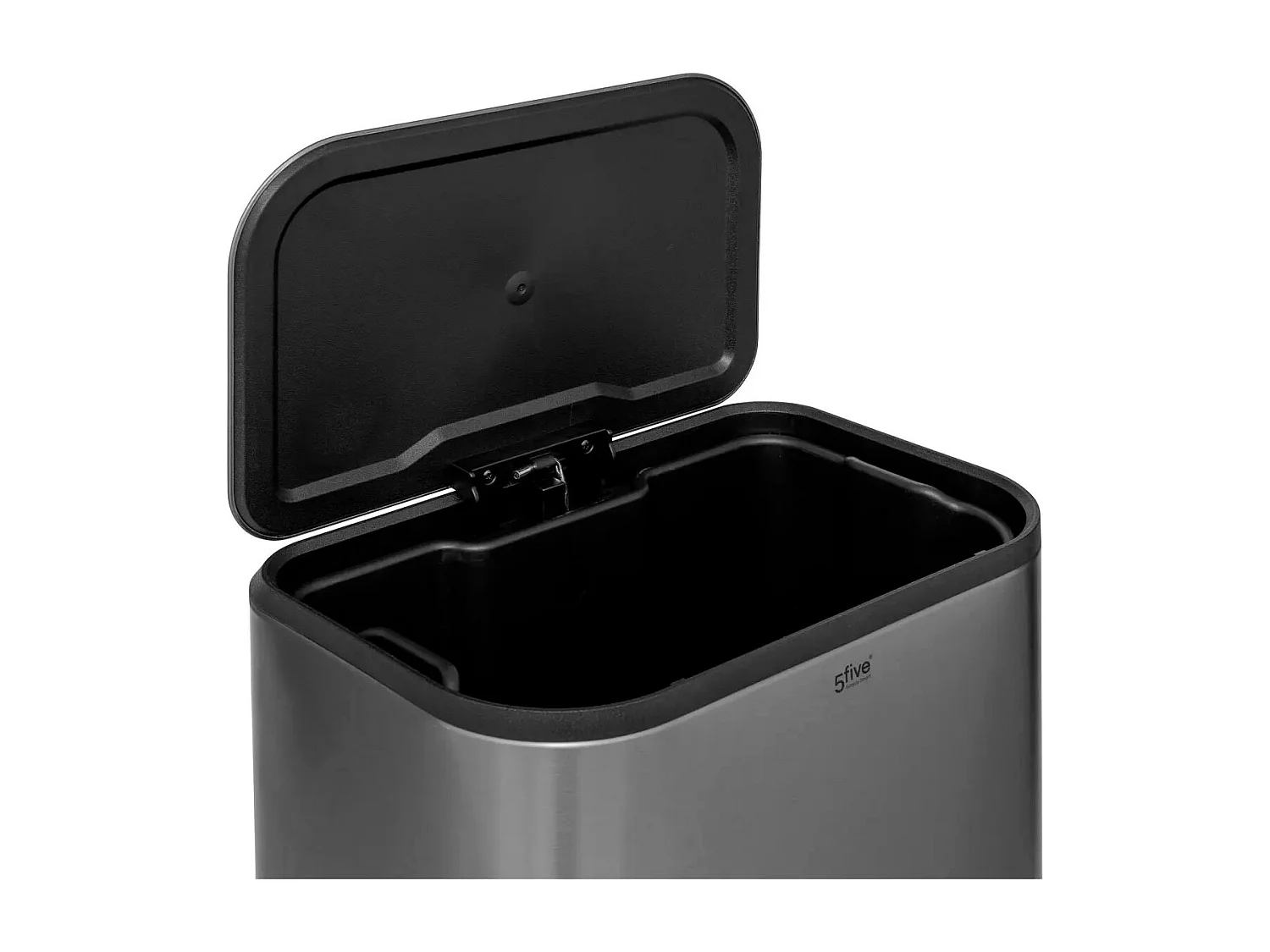 Poubelle de Cuisine à Pédale "Inox" 30L Gris