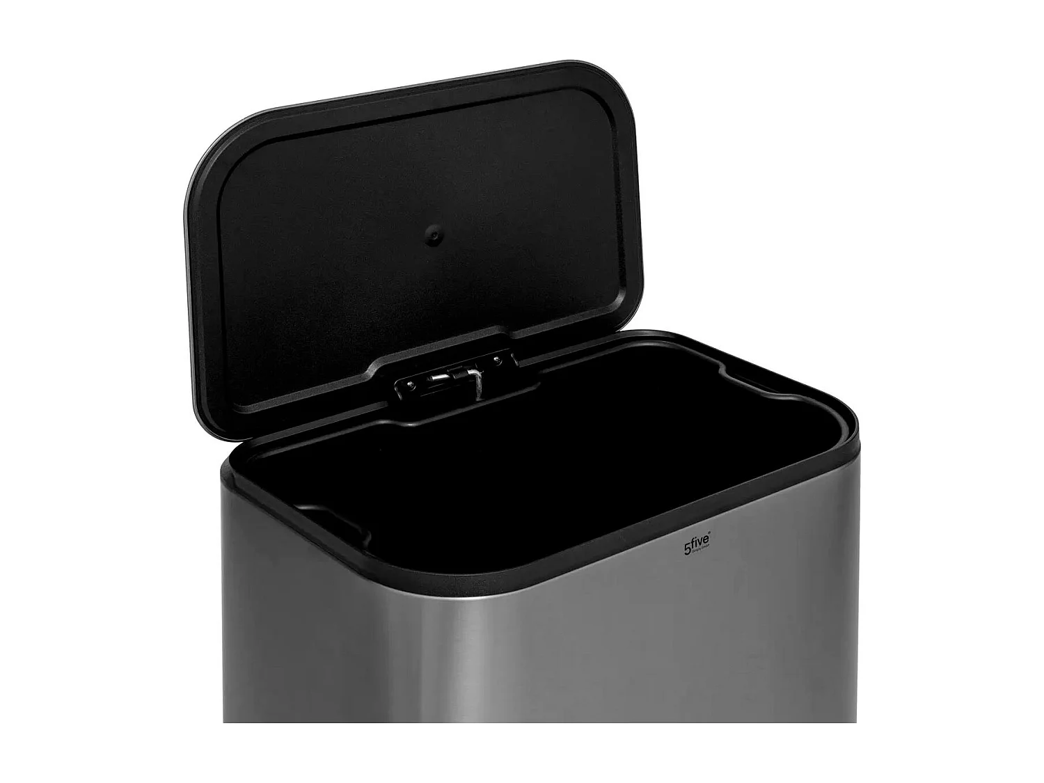 Poubelle de Cuisine à Pédale "Inox" 50L Gris