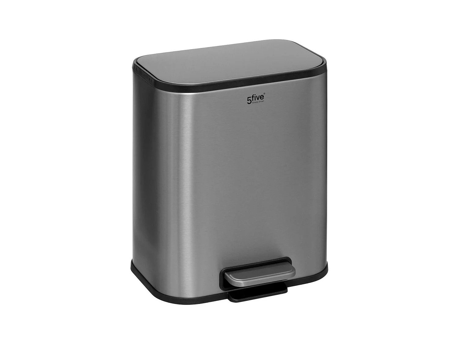 Poubelle à Pédale "Inox" 5L Gris