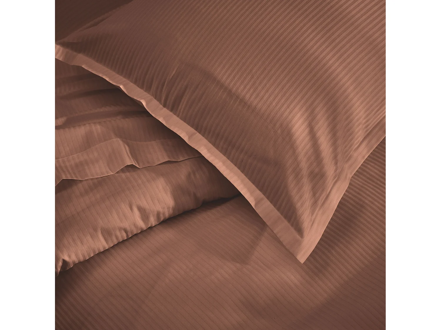 Housse de couette Grand Hôtel cuir 200x200 Tradilinge