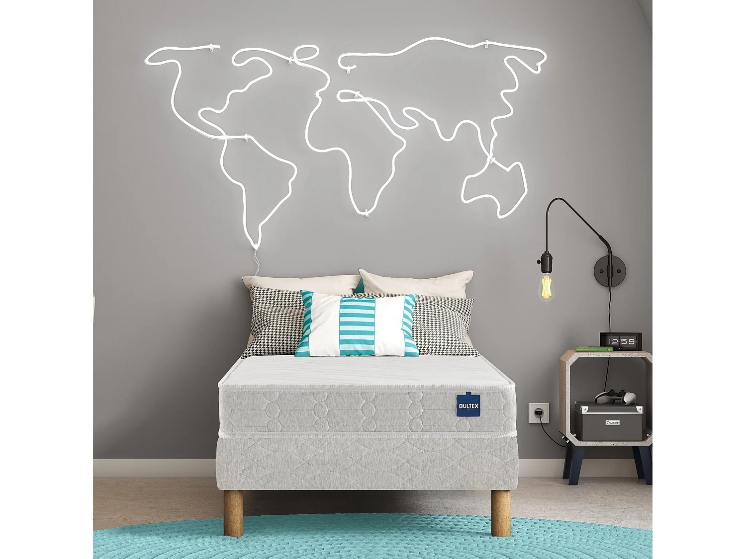 Matelas junior en mousse Bultex nano -  I NOVO 101 80x200