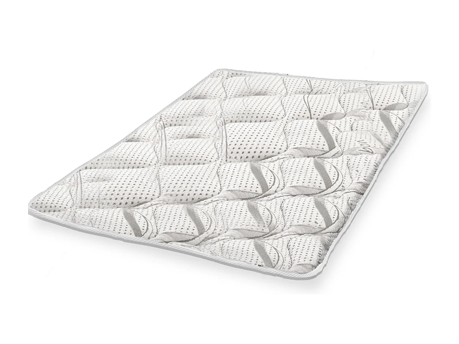 The White Stone Topper 80 x 190 cm | Matratzenauflage mit ergonomischen Eigenschaften | Füllung Soft-Vlies | Höhe 5 cm | Atmungsaktiv, Anti-Hausstaubmilben