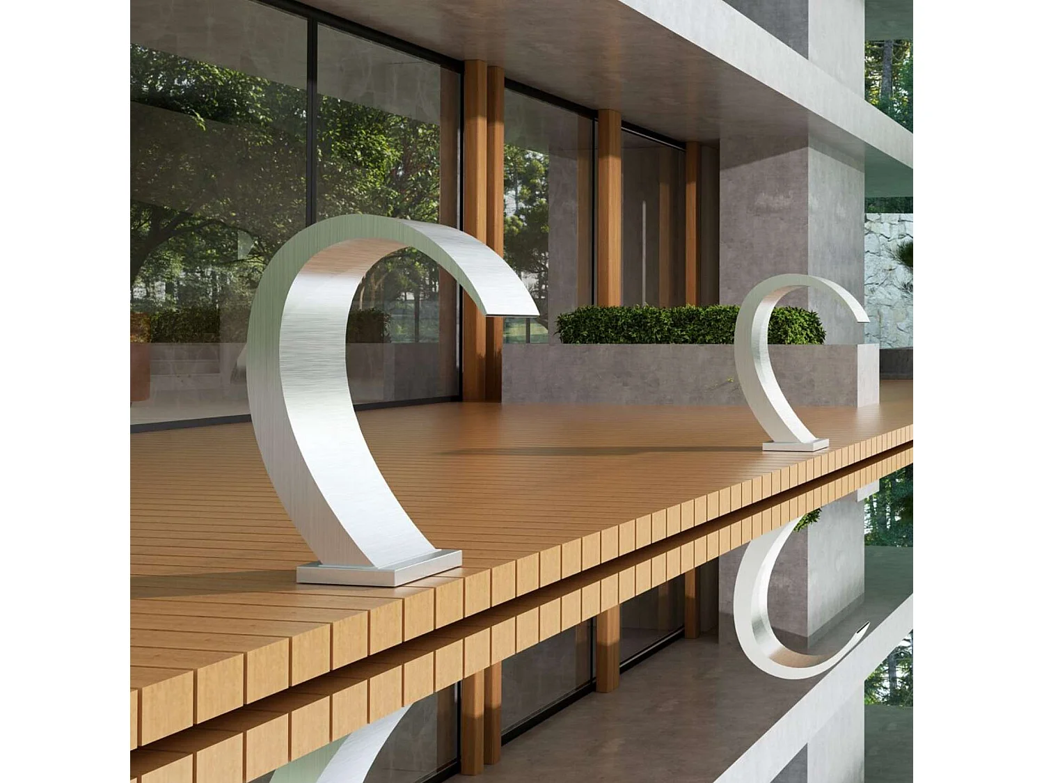 Cascade de piscine Iguazu en Acier Inox.S316 - Corps 60x55mm - H.54cm - Garantie 10 ans - POOL IMEX