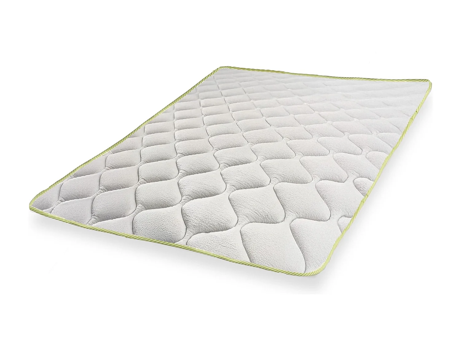 The White Stone Topper Rafraîchissant Simple avec Élastiques | Correcteur de Matelas 170 x 200 | Technologie Cooler et Propriétés Orthopédiques | Hauteur 4 cm