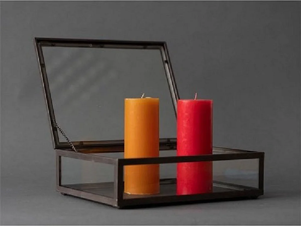 Display Case - Grijs - 36x27x11 cm - Plat Model