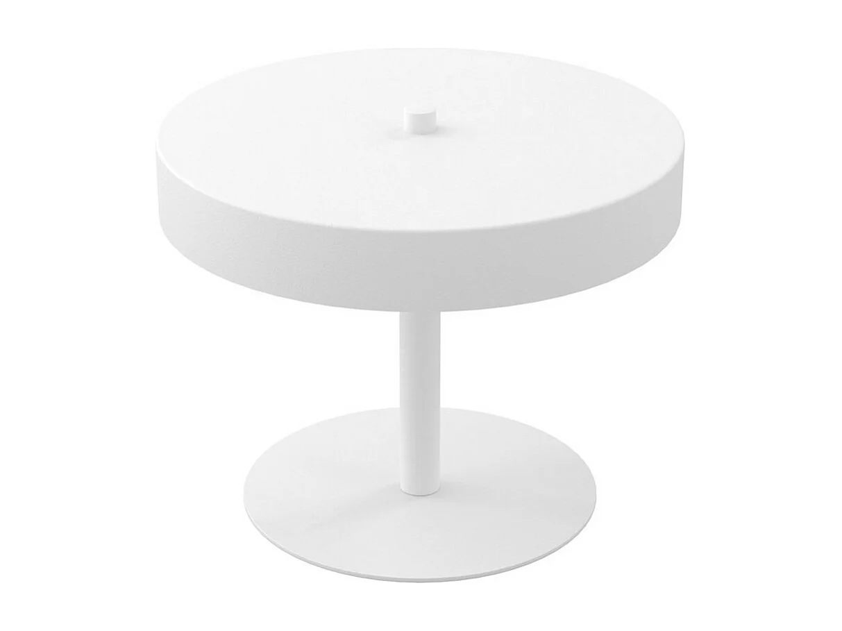 Lampe à Poser Nemos, Blanc, 20x16x16 cm, Seven Design