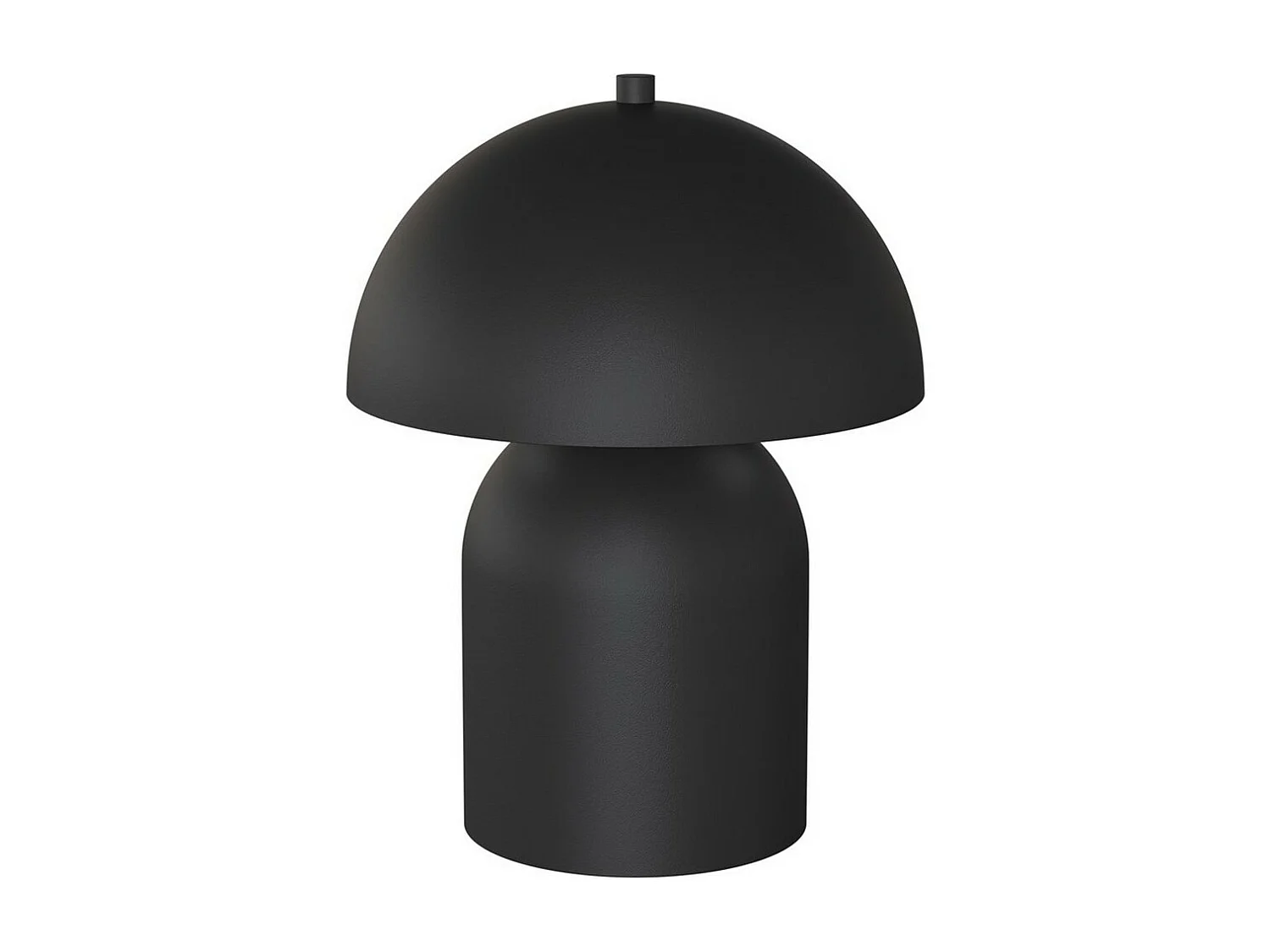 Lampada da Tavolo Mush, Nero, 18x24x18 cm, Seven Design