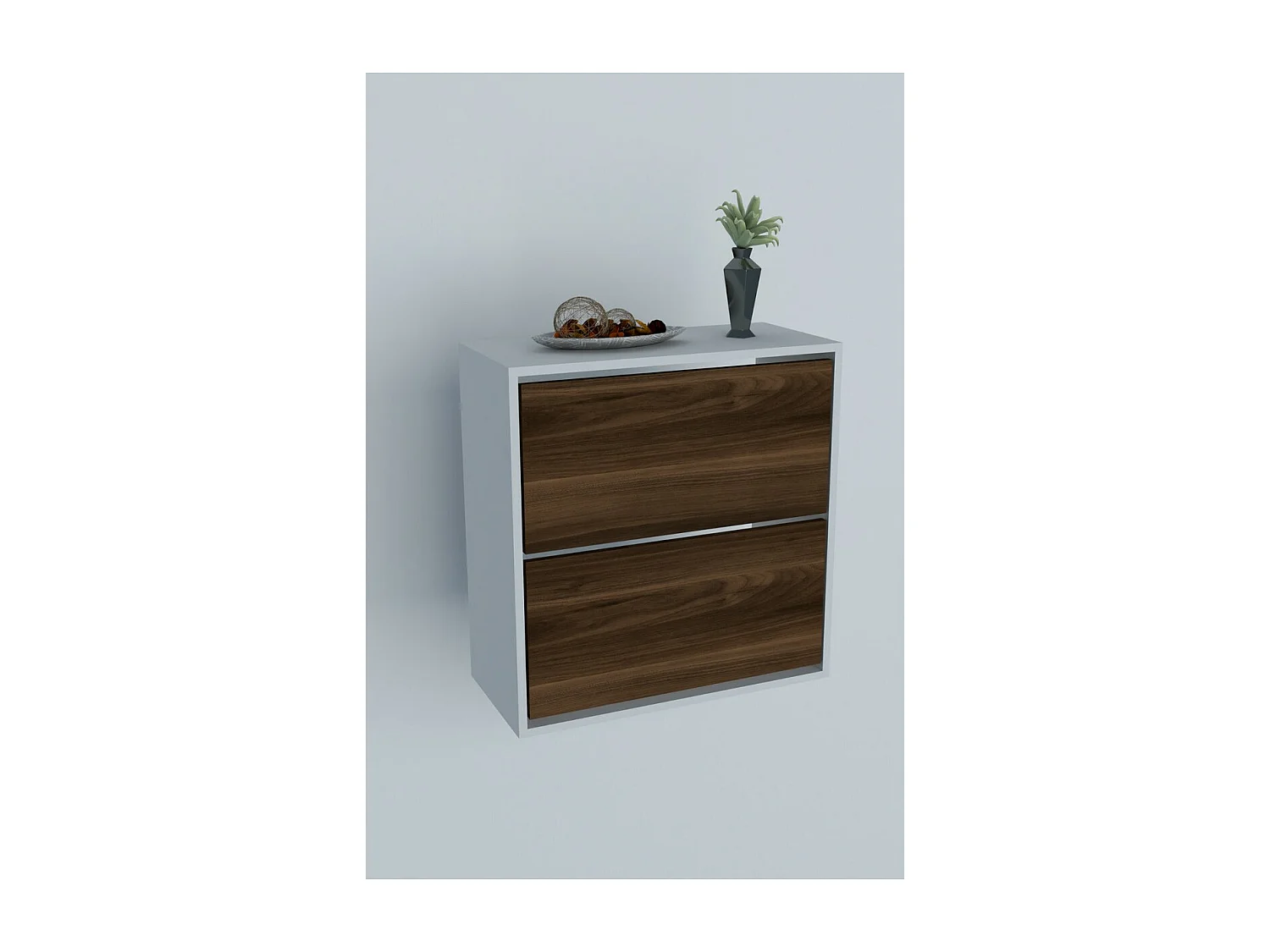 Sapateira Emma, Castanho, 24x74x75 cm, Epikasa