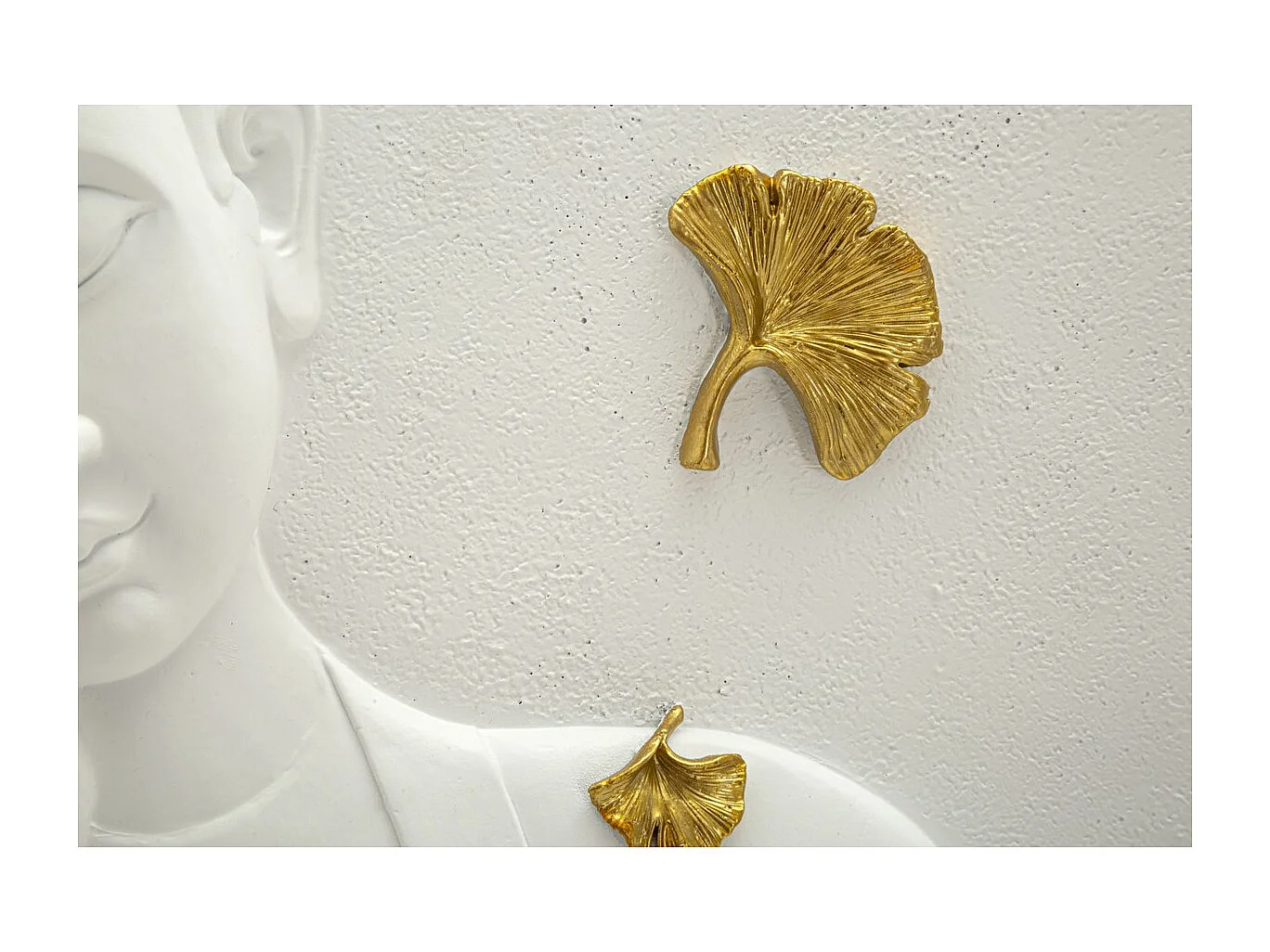 Décoration en Métal et Bois Géométrique 13, Blanc, 46x5,7x55,5 cm, Seven Design