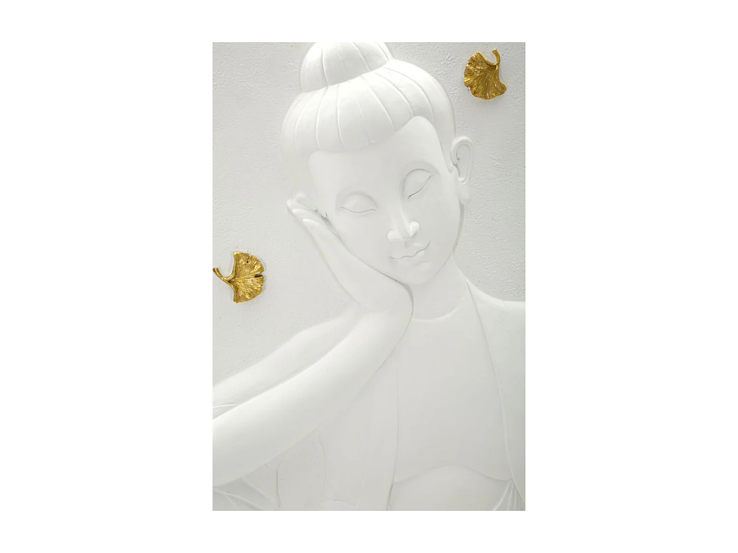 Décoration en Métal et Bois Géométrique 13, Blanc, 46x5,7x55,5 cm, Seven Design