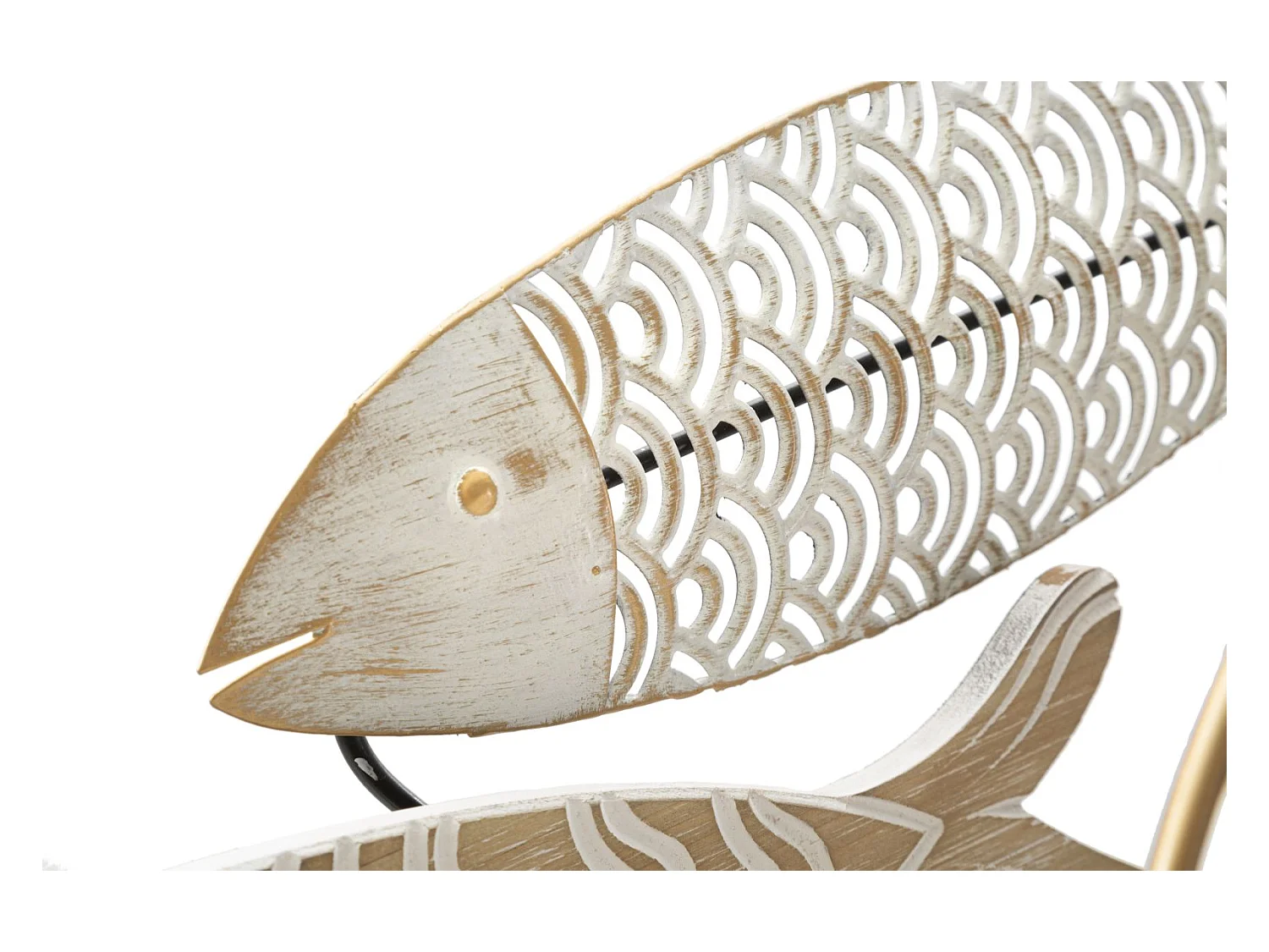 Décoration 3D en Métal Poisson 3, Multicouleur, 142,9x5x61,6 cm, Epikasa
