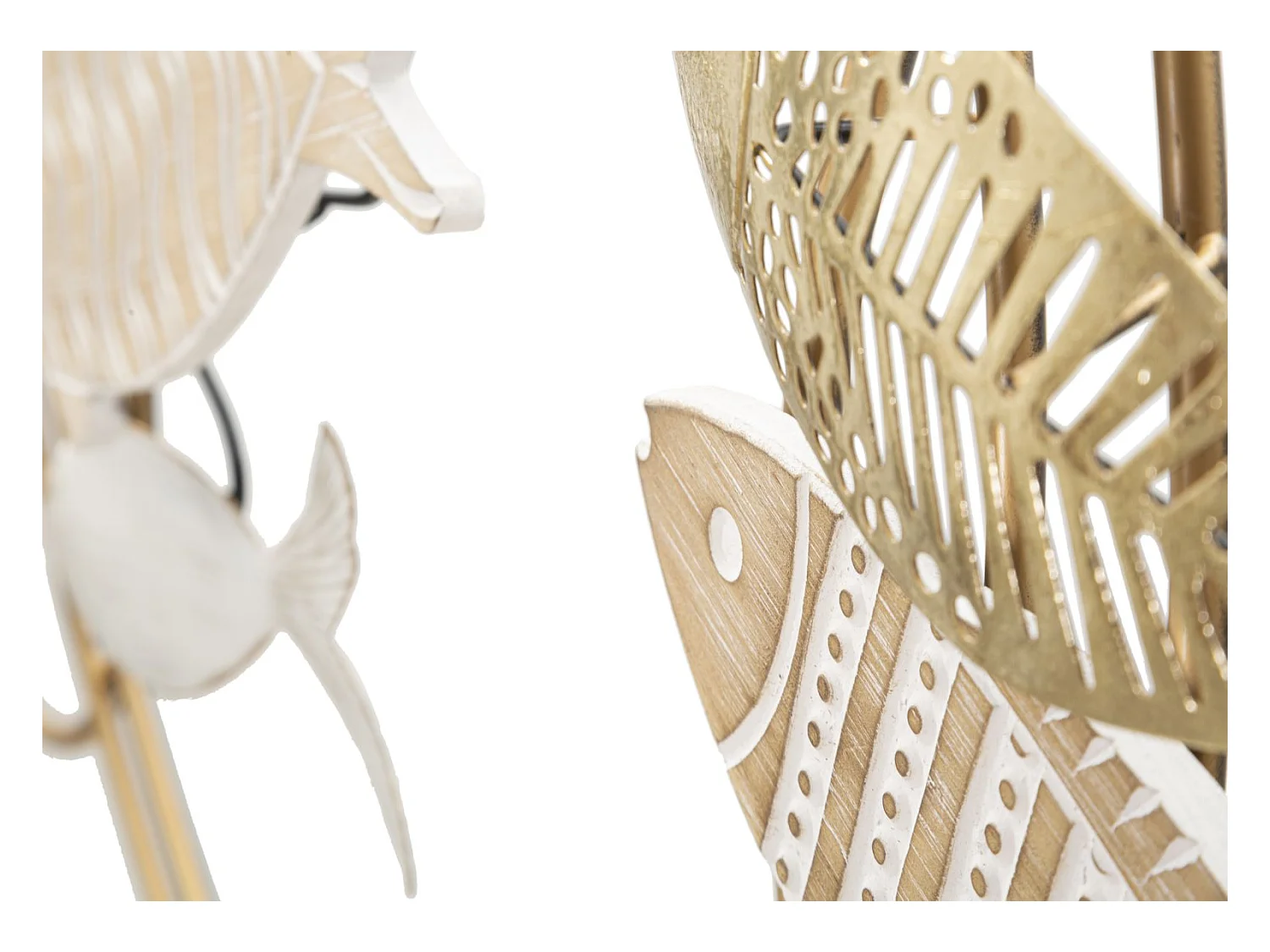 Décoration 3D en Métal Poisson 3, Multicouleur, 142,9x5x61,6 cm, Epikasa