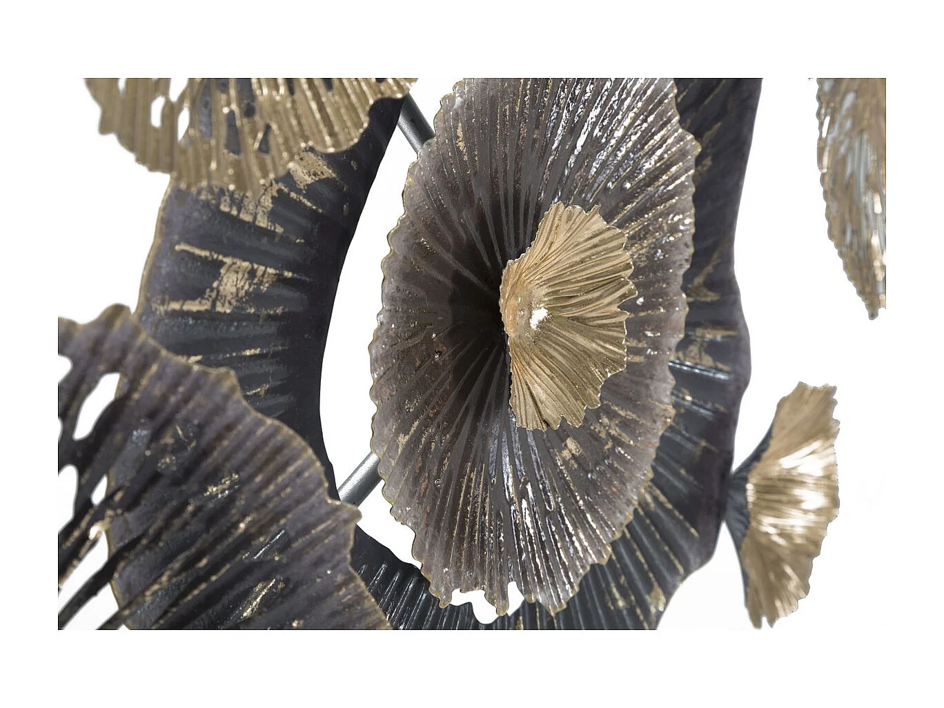 Metalowa Dekoracja 3D Kwiaty 20, Wielokolorowy, 96,5x5,7x51 cm, Seven Design