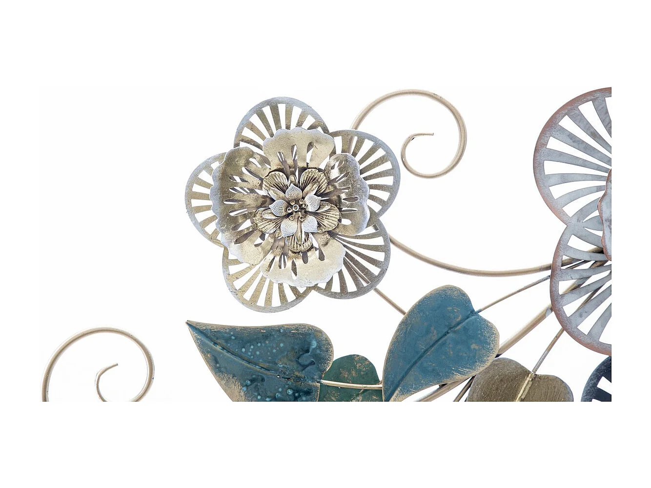 Décoration 3D en Métal Papillon 36, Multicouleur, 118x43x58 cm, Seven Design