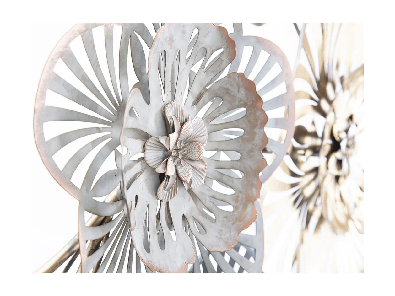 Décoration 3D en Métal Papillon 36, Multicouleur, 118x43x58 cm, Seven Design