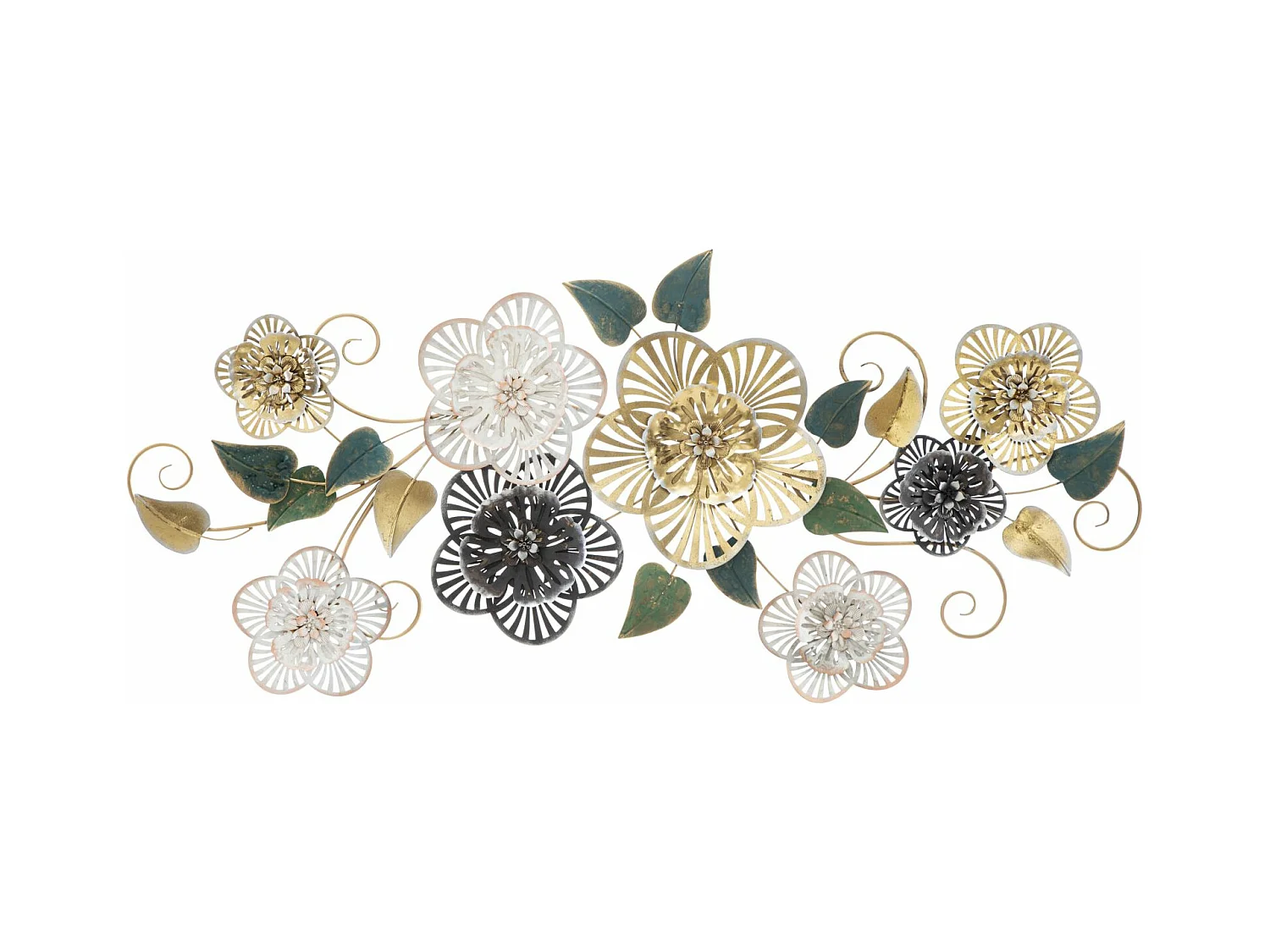 Décoration 3D en Métal Papillon 36, Multicouleur, 118x43x58 cm, Epikasa