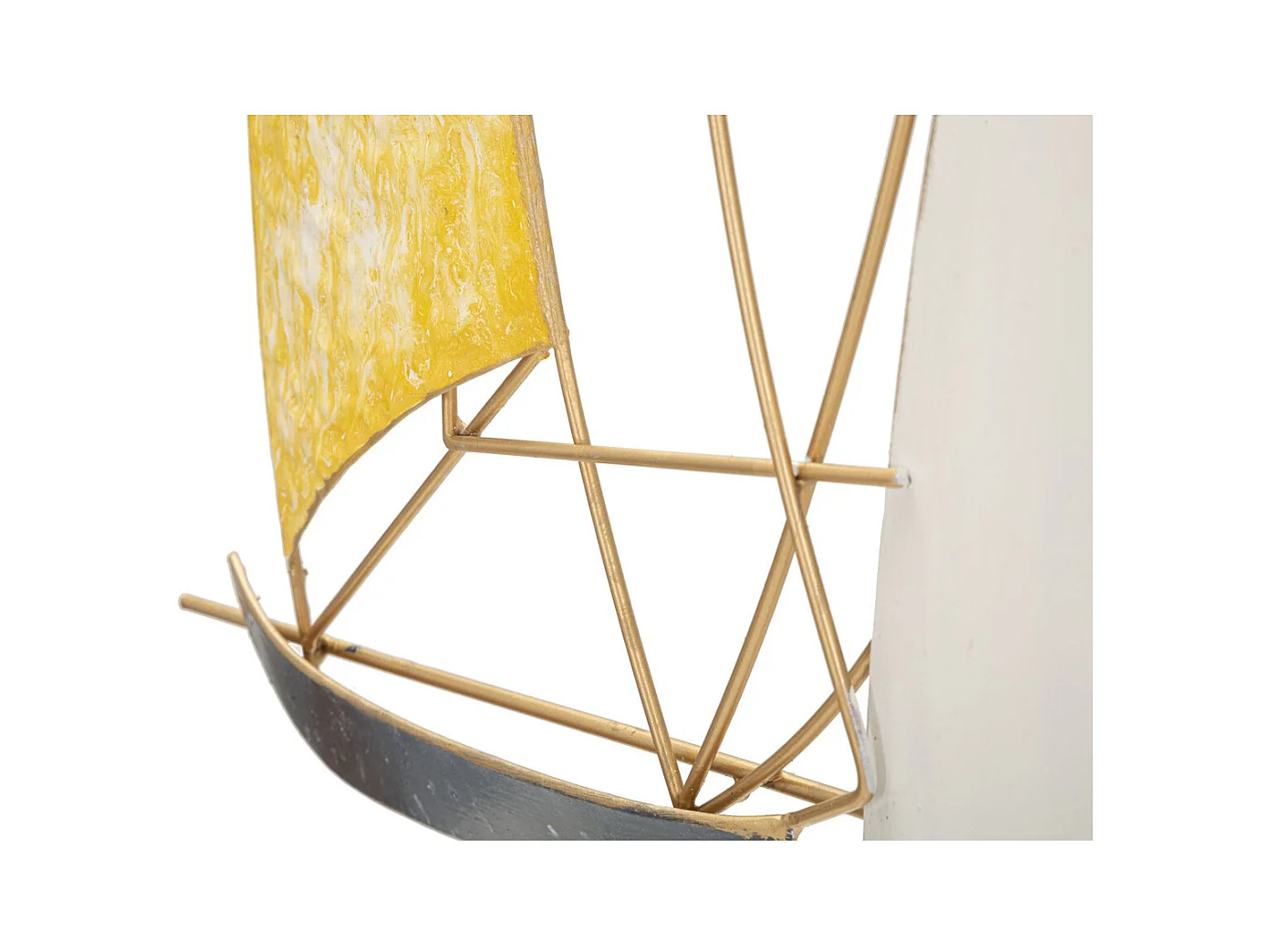 Décoration 3D en Métal Bateaux 3, Multicouleur, 78,7x3,8x97,8 cm, Seven Design