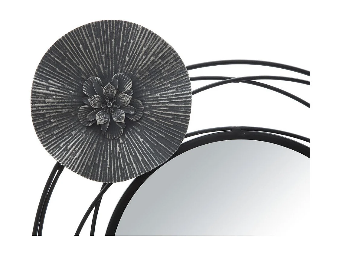 Décoration 3D en Métal Cercles 25, Gris, 117x5,5x49 cm, Seven Design