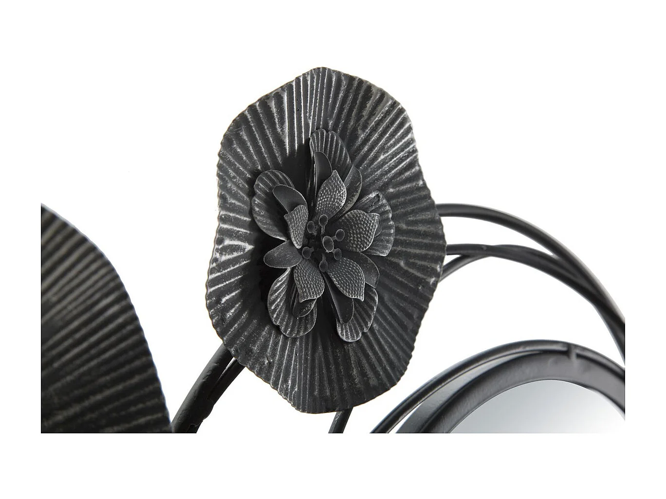 Décoration 3D en Métal Cercles 25, Gris, 117x5,5x49 cm, Seven Design