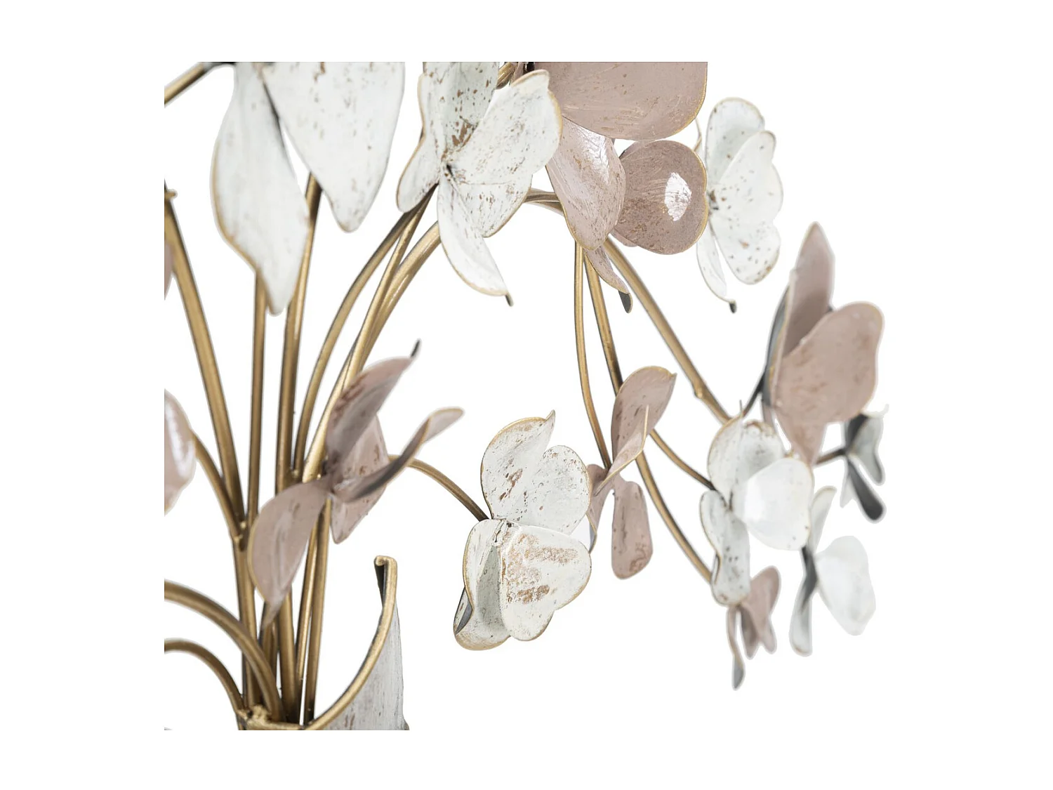 Décoration 3D en Métal Fleurs 35, Multicouleur, 87,5x6x46 cm, Seven Design