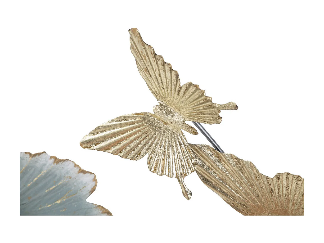 Décoration 3D en Métal Fleurs 21, Multicouleur, 78,5x5x74 cm, Seven Design