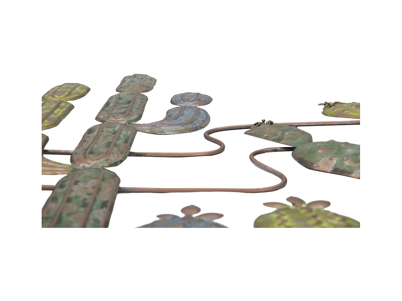 Metalowa Dekoracja 3D Kaktus 1, Wielokolorowy, 90x2,5x64 cm, Seven Design