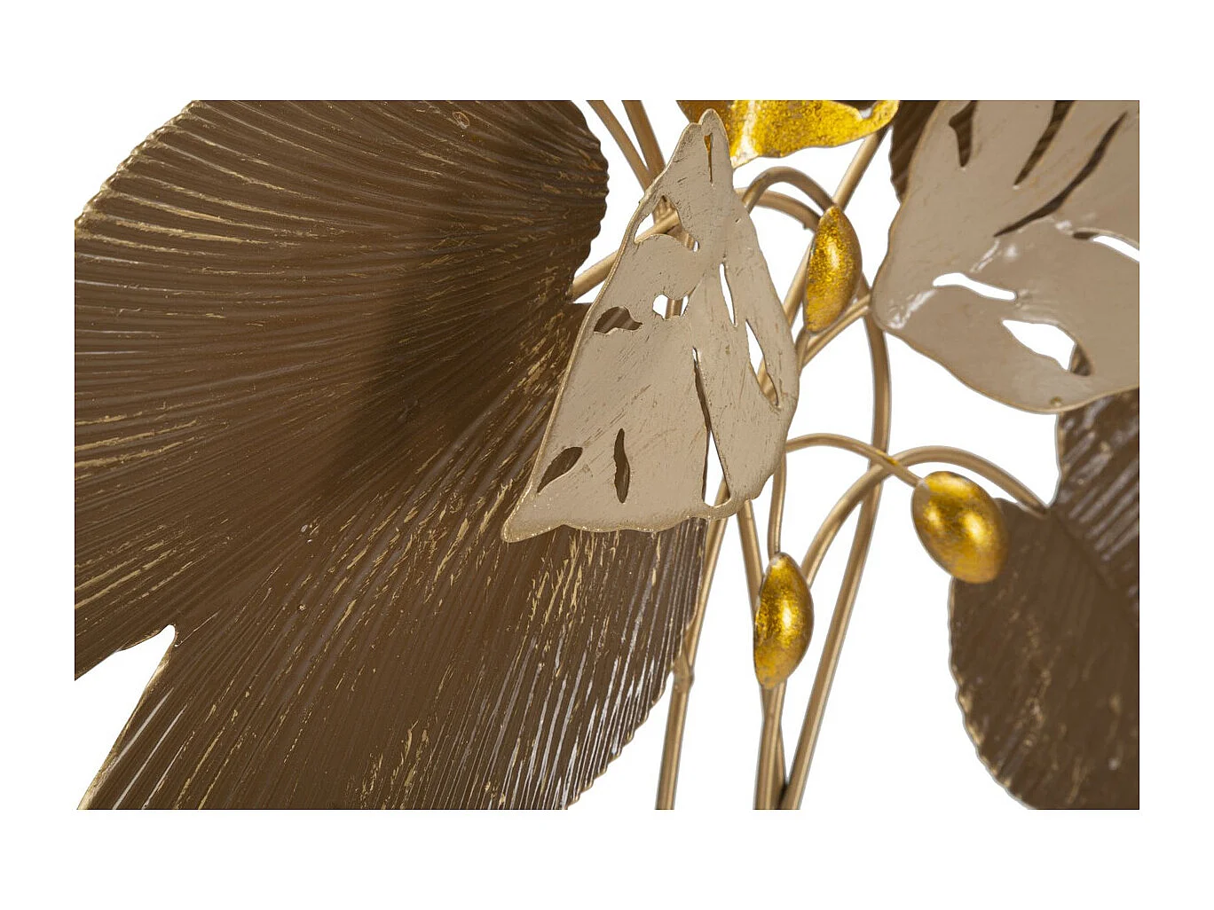 Décoration 3D en Métal Fleurs 37, Multicouleur, 50,2x5,1x50,2 cm, Seven Design