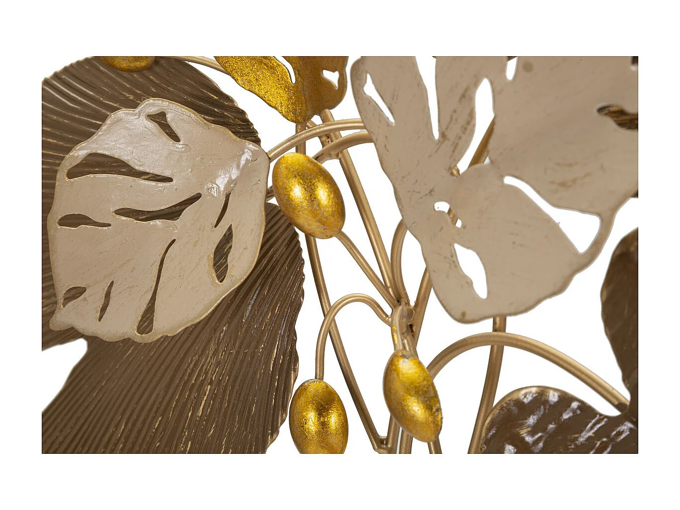 Metalowa Dekoracja 3D Kwiaty 37, Wielokolorowy, 50,2x5,1x50,2 cm, Seven Design