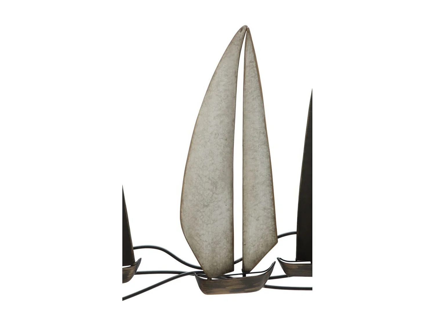 Décoration 3D en Métal Bateaux 4, Multicouleur, 119x3x51 cm, Seven Design