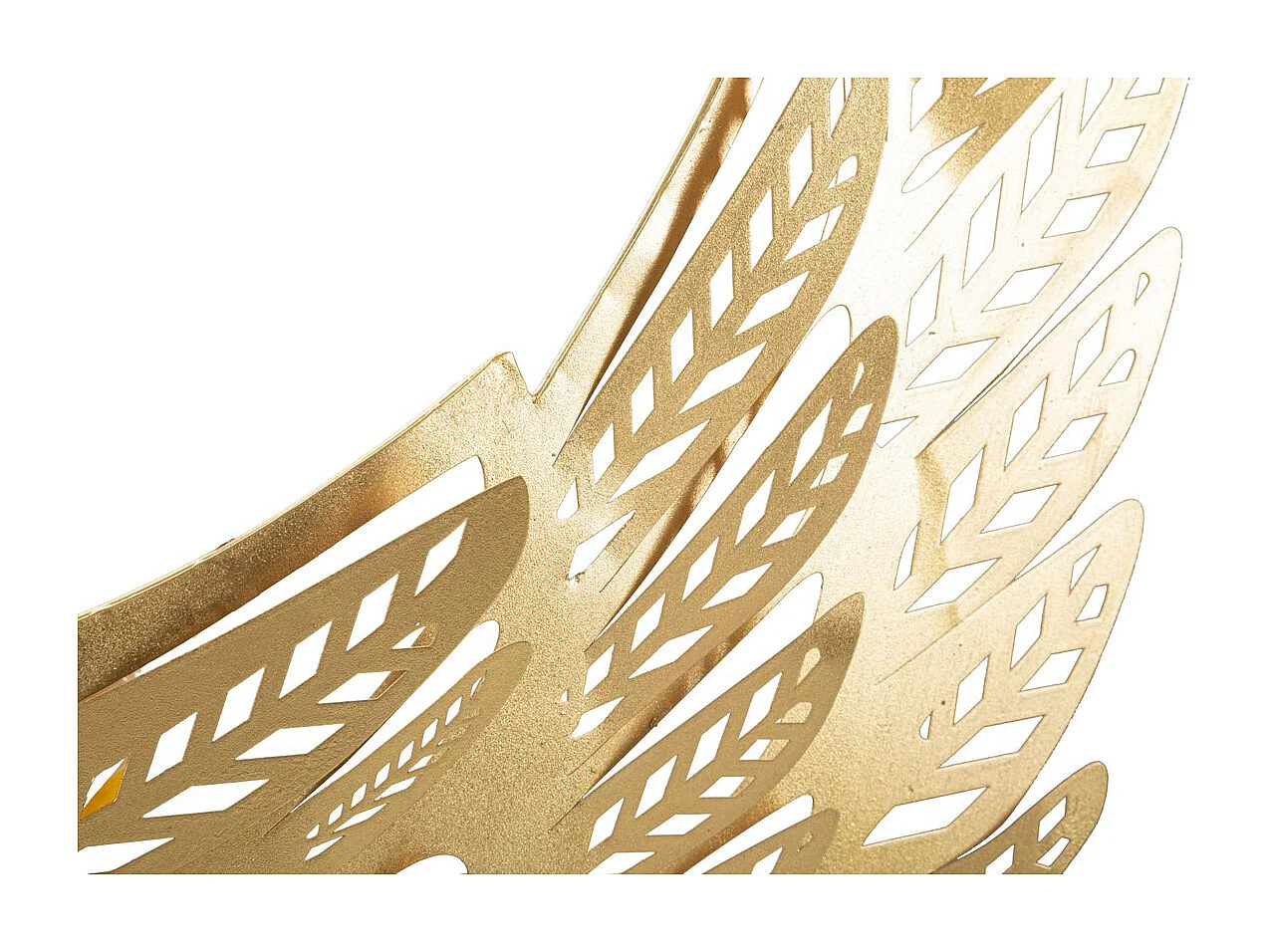 Décoration 3D en Métal Ailes 3, Or, 90x3,5x43,5 cm, Seven Design