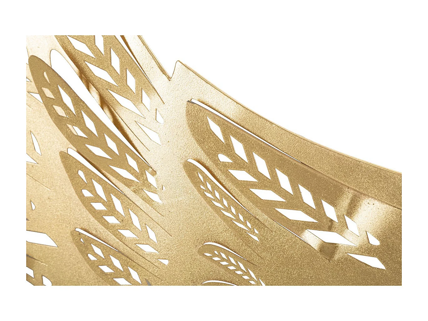 Décoration 3D en Métal Ailes 3, Or, 90x3,5x43,5 cm, Seven Design