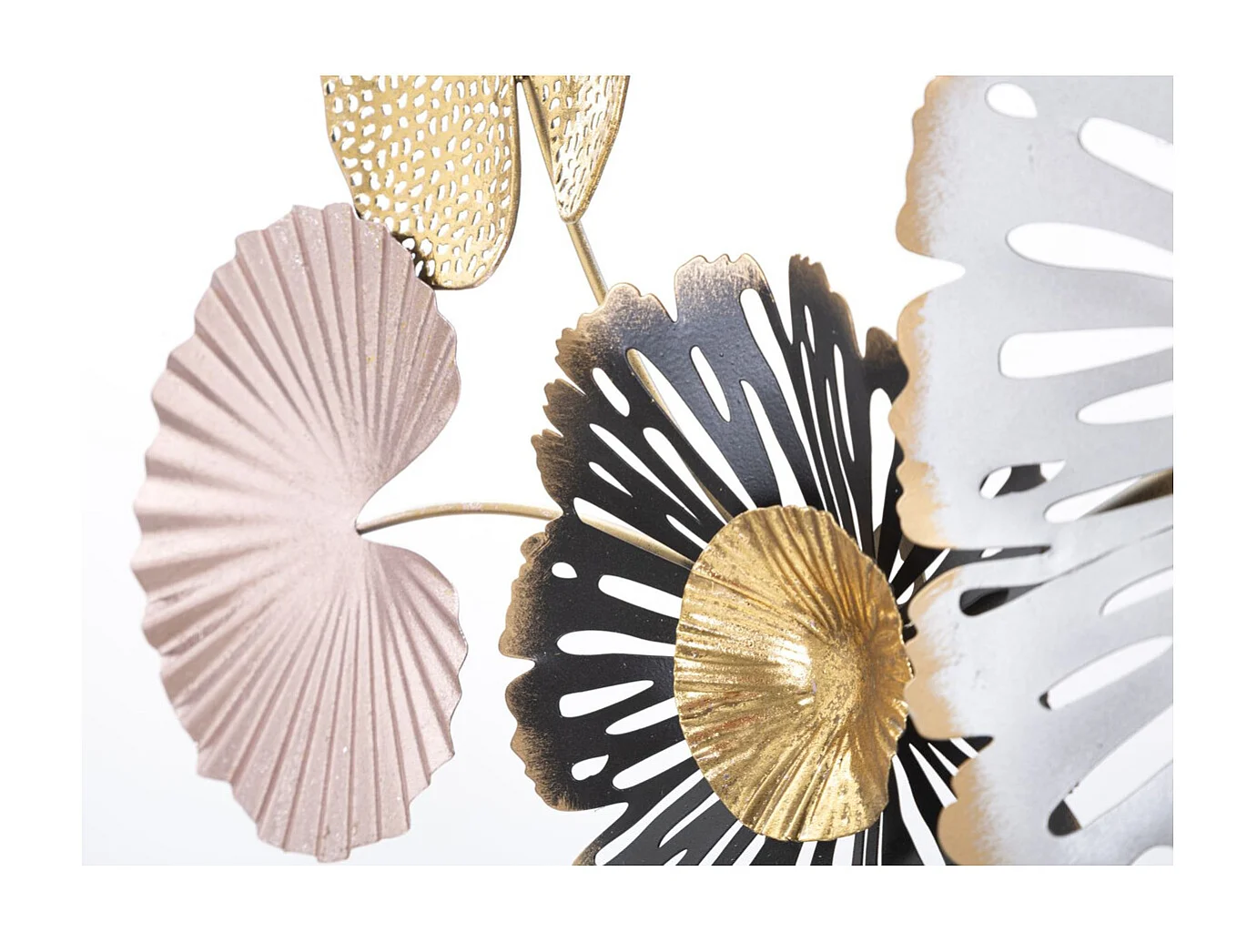 Metalowa Dekoracja 3D Kwiaty 26, Wielokolorowy, 106x6x60,5 cm, Seven Design