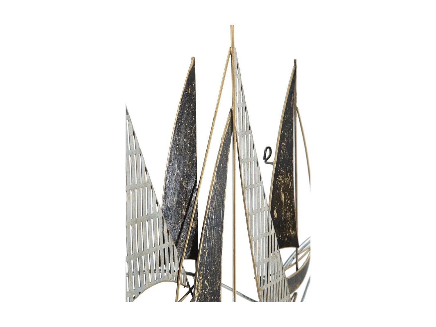 Décoration 3D en Métal Bateaux 7, Multicouleur, 91x2,5x55,9 cm, Seven Design