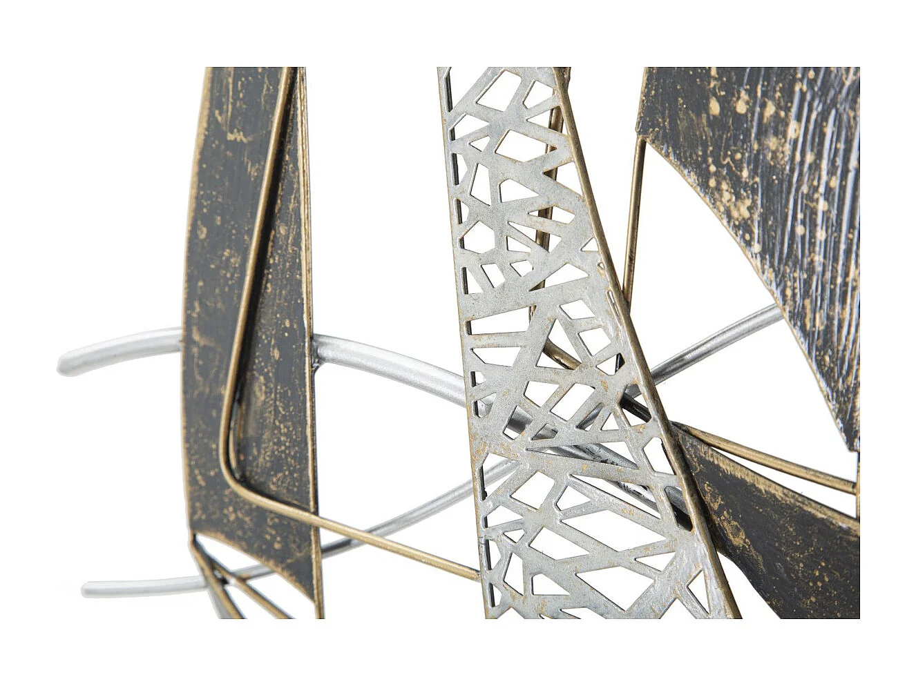 Metalowa Dekoracja 3D Łodzie 7, Wielokolorowy, 91x2,5x55,9 cm, Seven Design