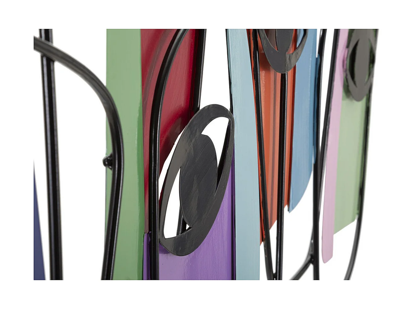 Metalowa Dekoracja 3D Oczy 1, Wielokolorowy, 120x2x72 cm, Seven Design