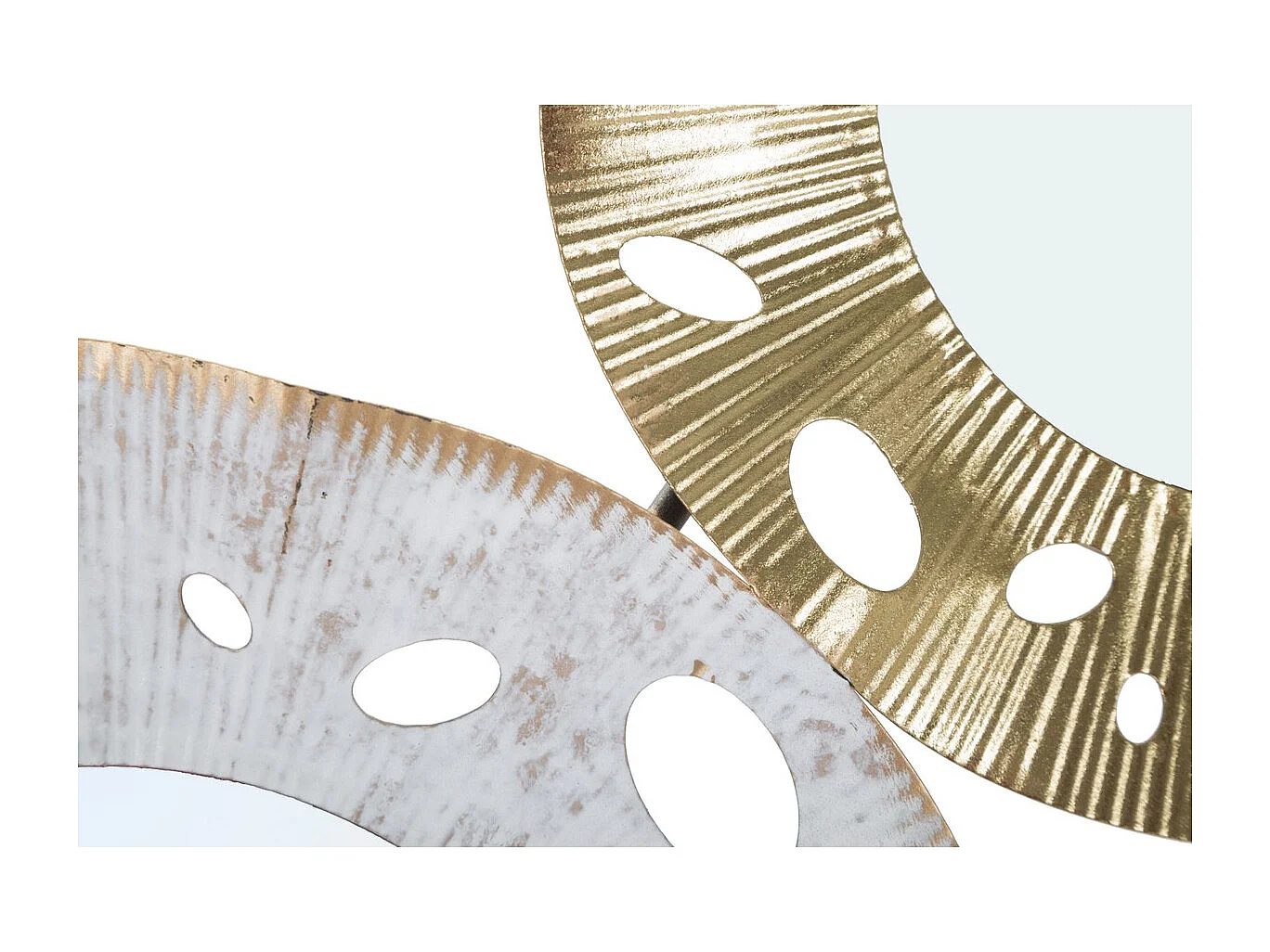 Décoration 3D en Métal Cercles 19, Multicouleur, 104x4x45,5 cm, Seven Design