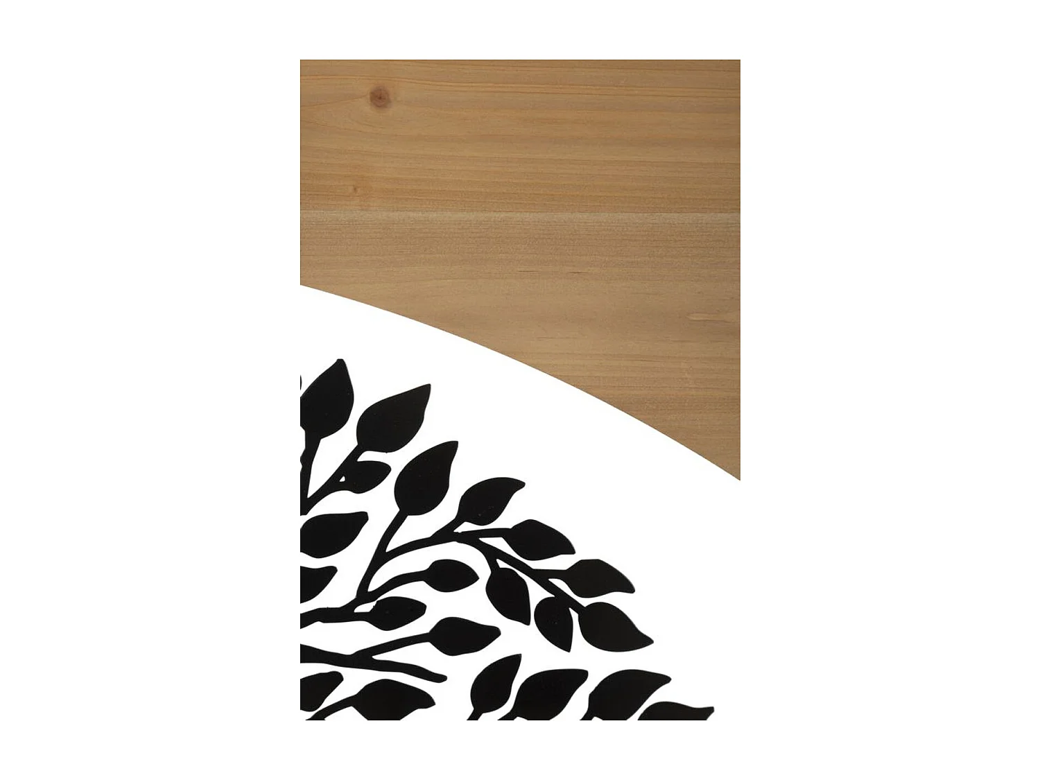 Décoration en Métal et Bois Arbre 11, Marron, 105x2x70 cm, Seven Design