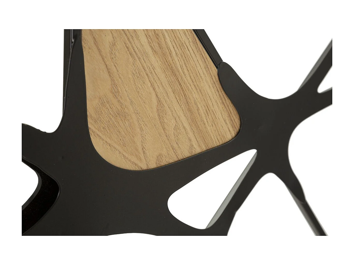 Décoration 3D en Métal Géométrique 5, Noir, 114x2x80 cm, Seven Design