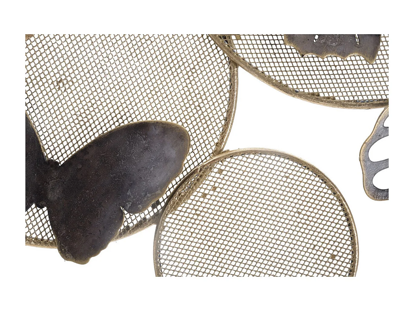 Décoration 3D en Métal Papillon 15, Multicouleur, 66x5x38 cm, Seven Design