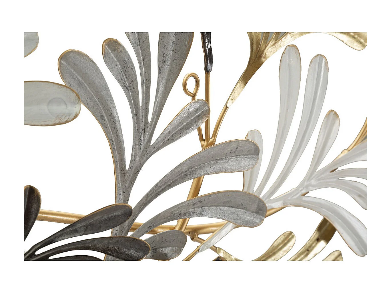 Decoração de Metal 3D Flores 22, Multicolorido, 130,8x7,6x70,5 cm, Seven Design