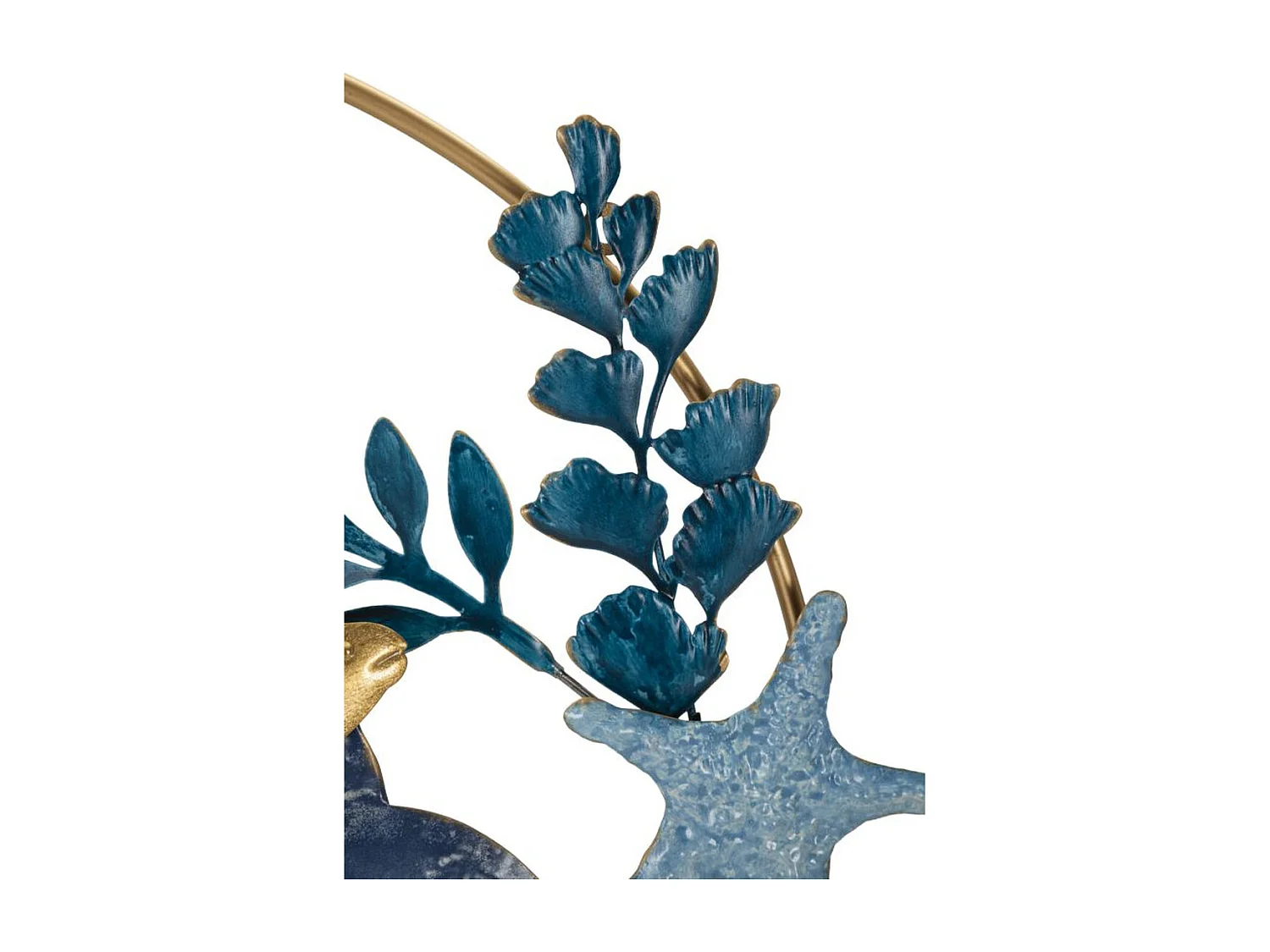 Metalowa Dekoracja 3D Ryba 5, Wielokolorowy, 77x5x63 cm, Seven Design