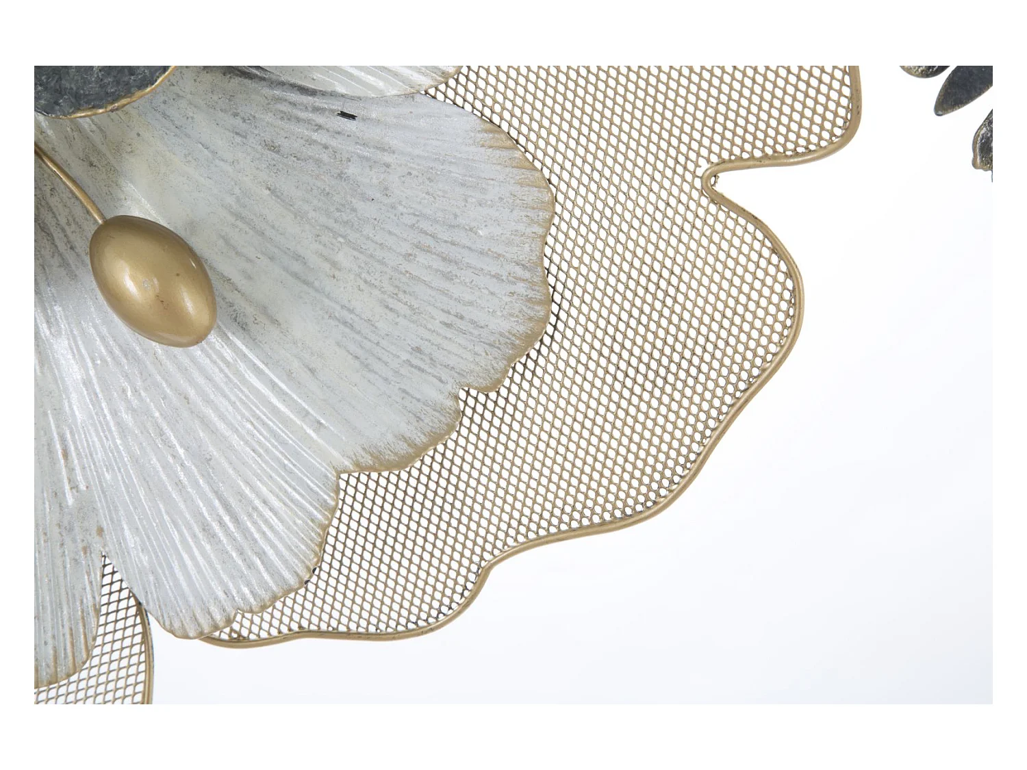 Decoração de Metal 3D Flores 12, Multicolorido, 119x8x60 cm, Epikasa