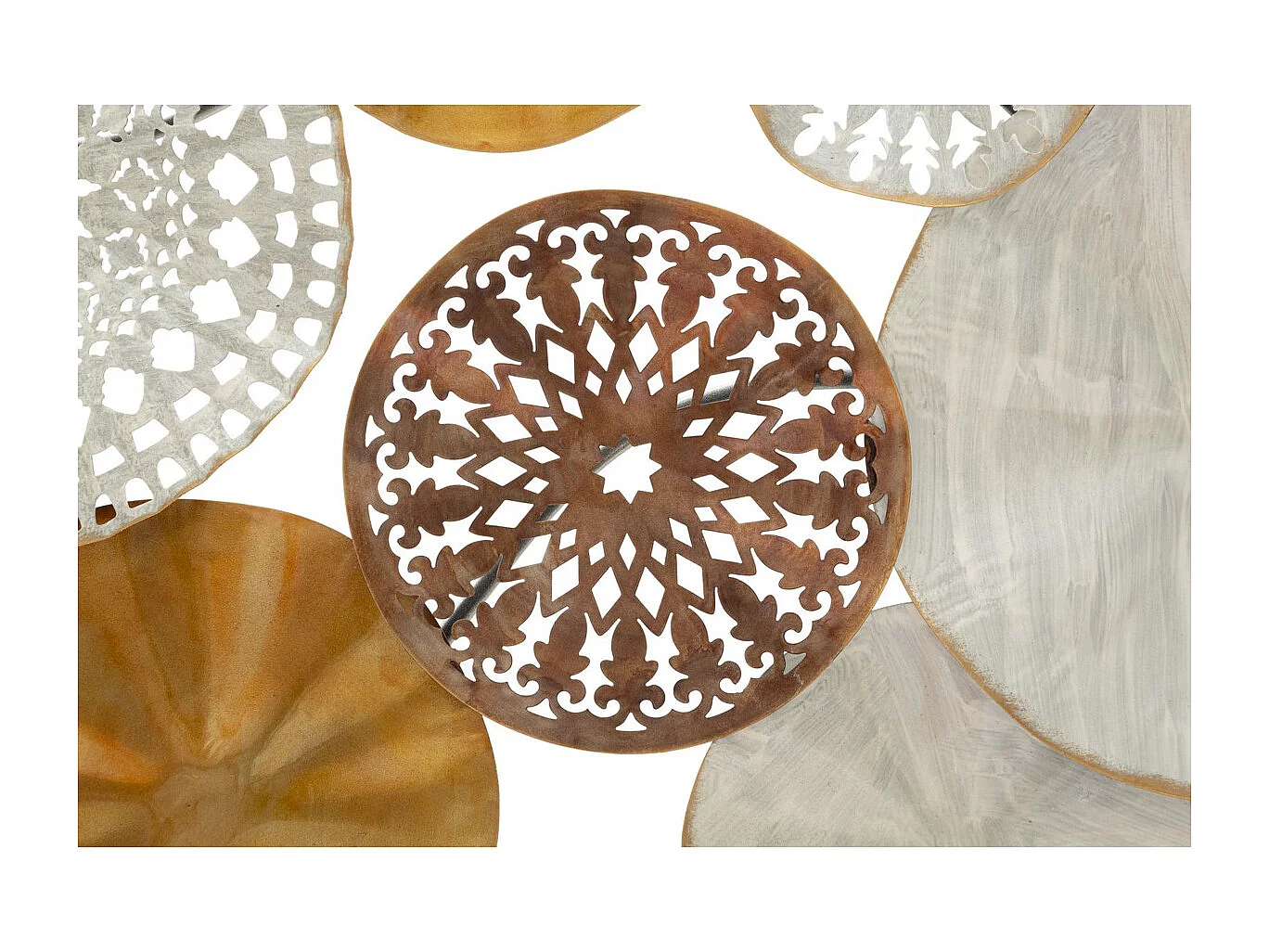 Décoration 3D en Métal MF32, Multicouleur, 125x5,5x68,5 cm, Seven Design