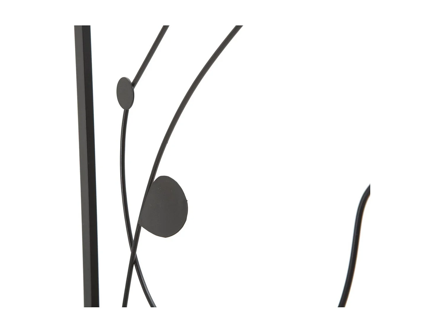 Décoration en Métal Corps 1, Noir, 50x1x100 cm, Seven Design