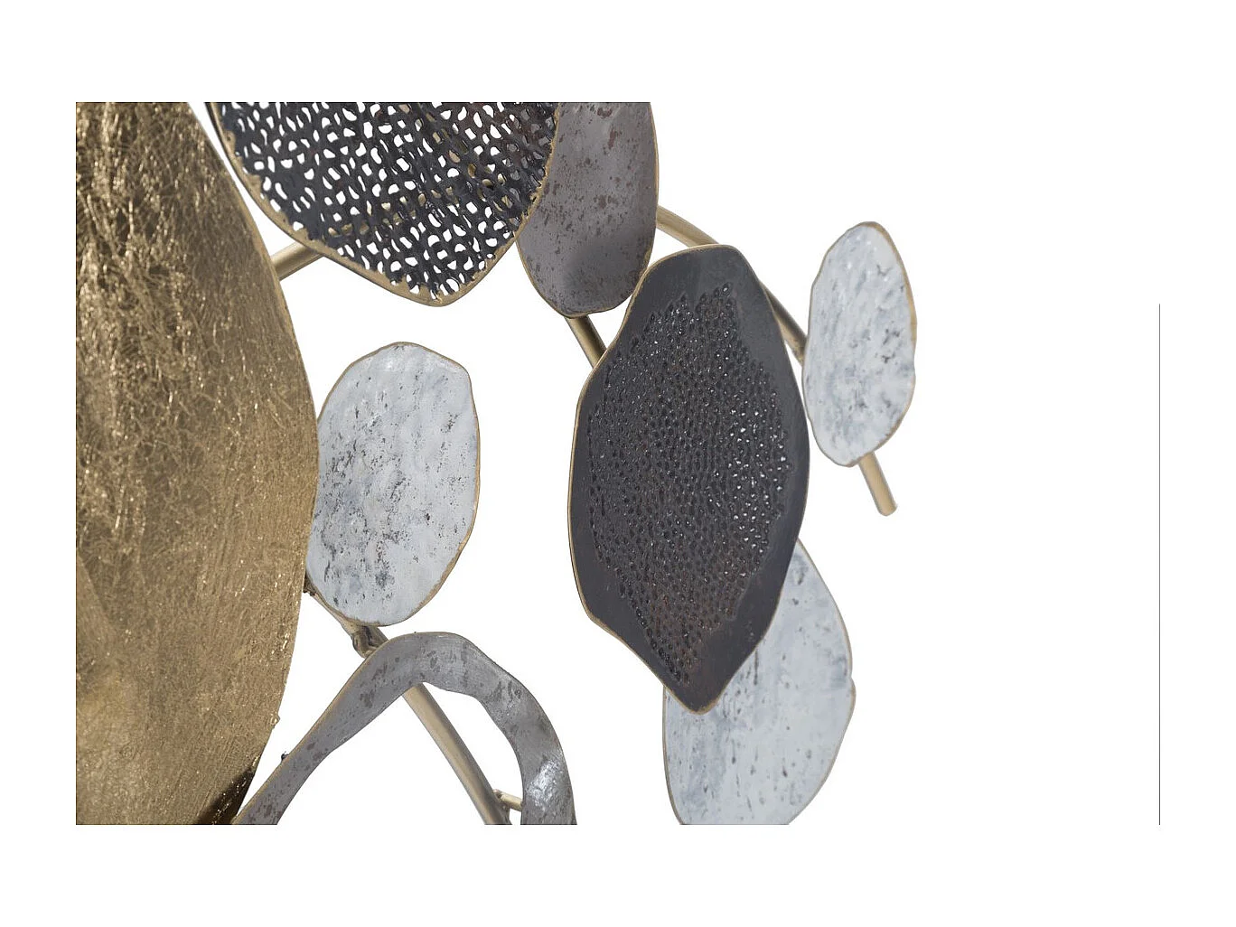 Metalowa Dekoracja 3D Kręgi 5, Wielokolorowy, 121x5,7x54,6 cm, Seven Design