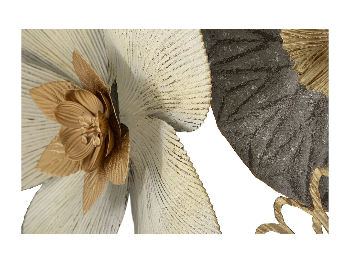 Décoration 3D en Métal Fleurs 13, Multicouleur, 72,4x7x74 cm, Seven Design