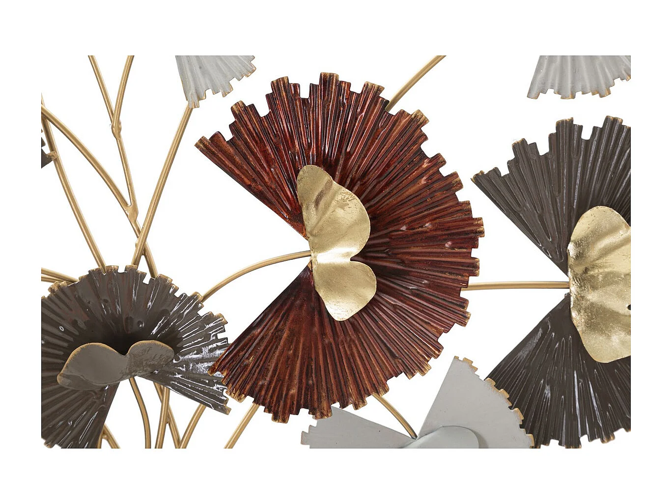 Décoration 3D en Métal Arbre 3, Multicouleur, 78x8x80 cm, Seven Design