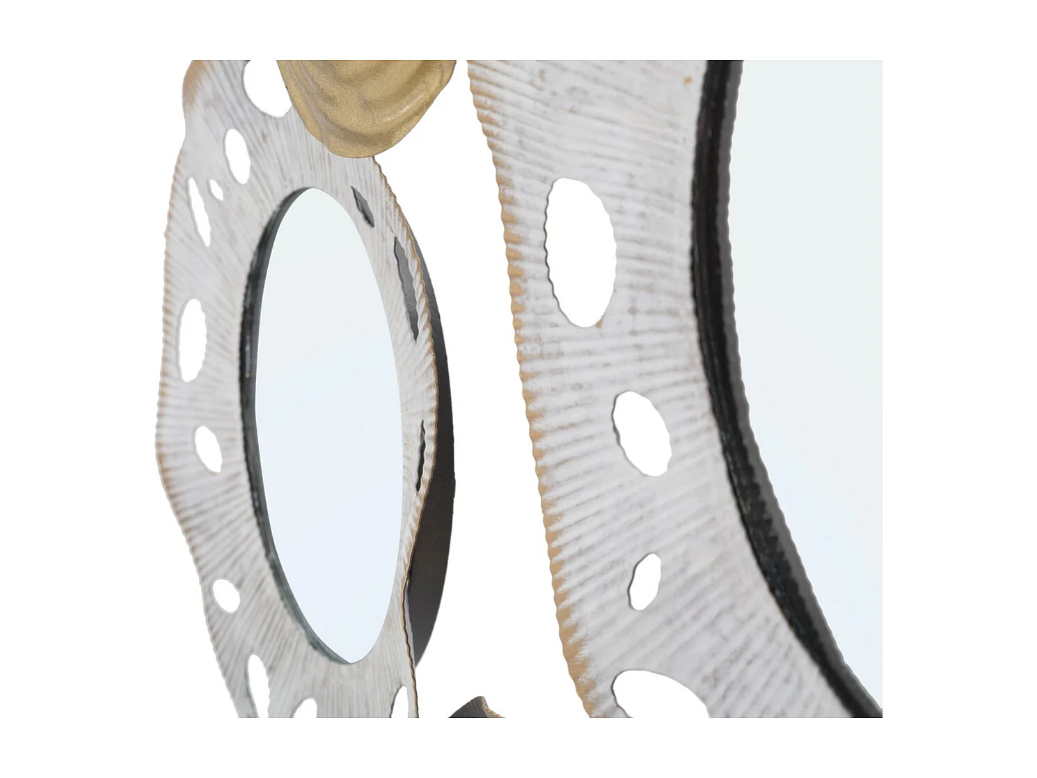 Décoration 3D en Métal Cercles 20, Multicouleur, 91x4,5x54,5 cm, Seven Design