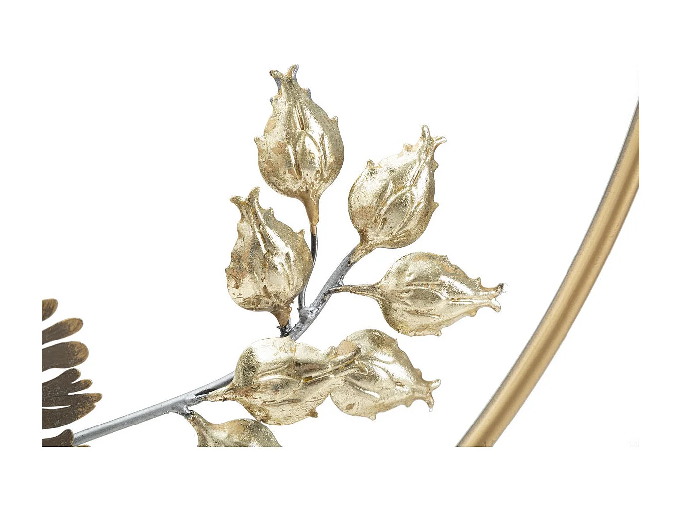 Décoration 3D en Métal Fleurs 29, Multicouleur, 65,4x4,4x65,4 cm, Seven Design