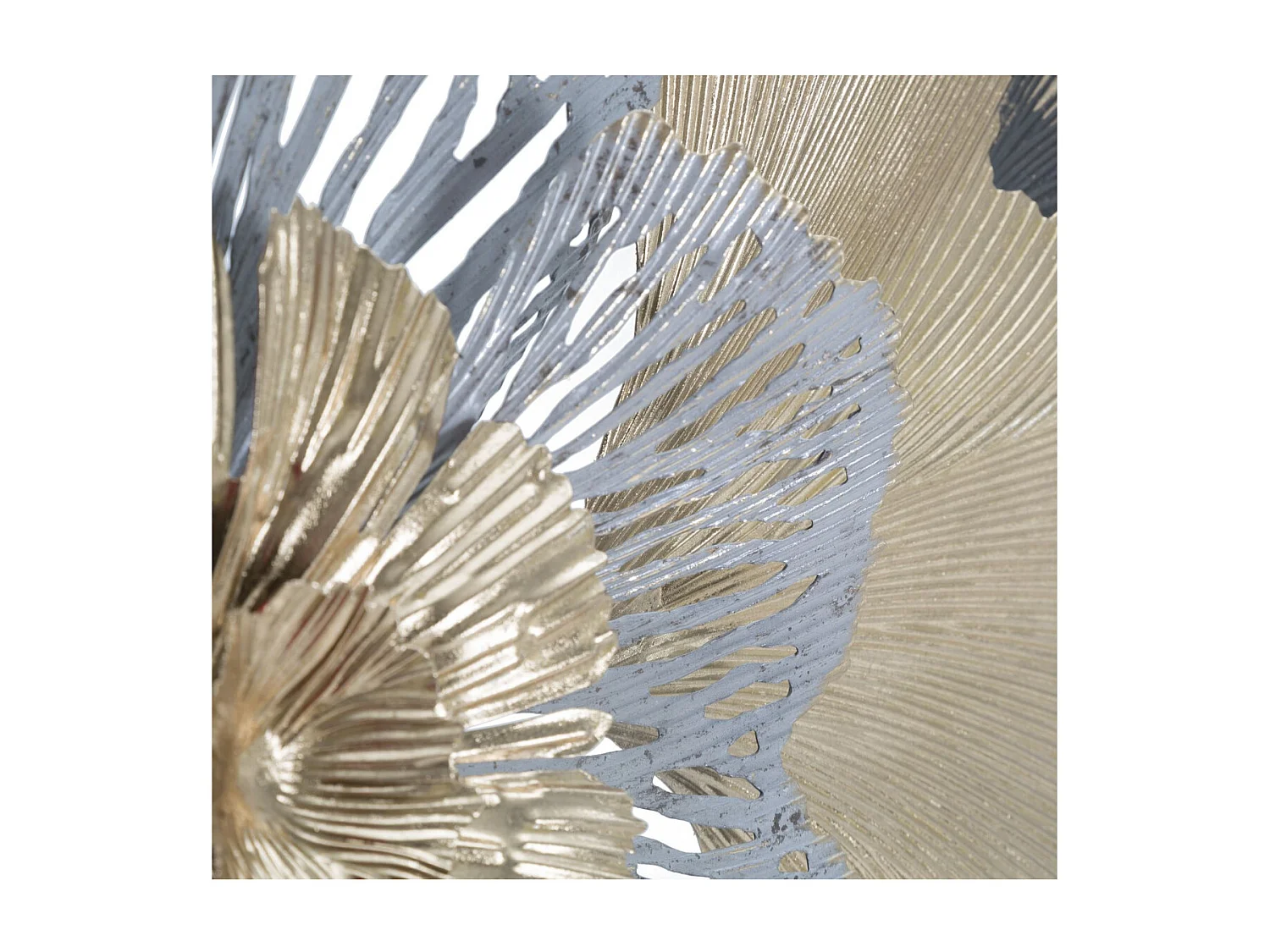 Metalowa Dekoracja 3D Kwiaty 11, Wielokolorowy, 130,8x8x55,9 cm, Seven Design